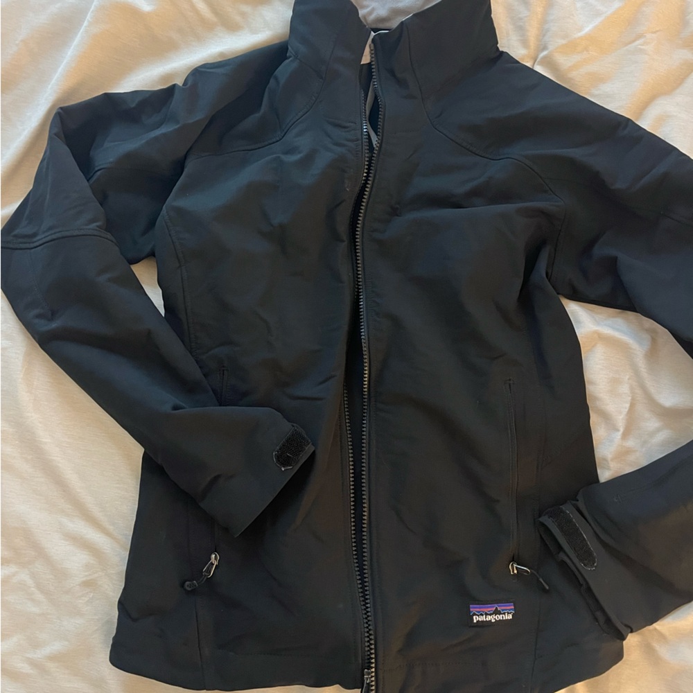 Black Patagonia Zip Up Jacket